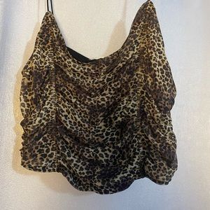 Garage large crop top